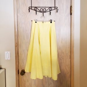 NWOT Uniqlo Yellow Skirt